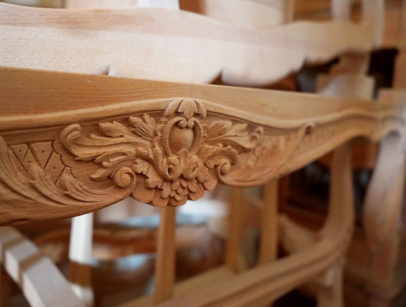 hand carved french La Regence sofa | P.& G. Cugini Lanzani